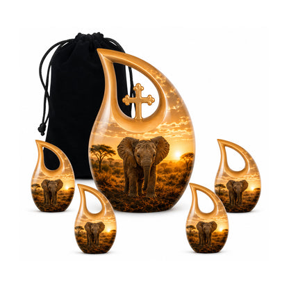 Baby Elephant Cremation Urn For Ashes