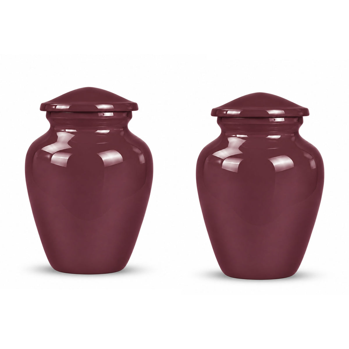 Custom Cremation Urn – Classic Burgundy Urn for Human Ashes