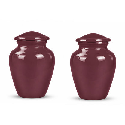 Custom Cremation Urn – Classic Burgundy Urn for Human Ashes