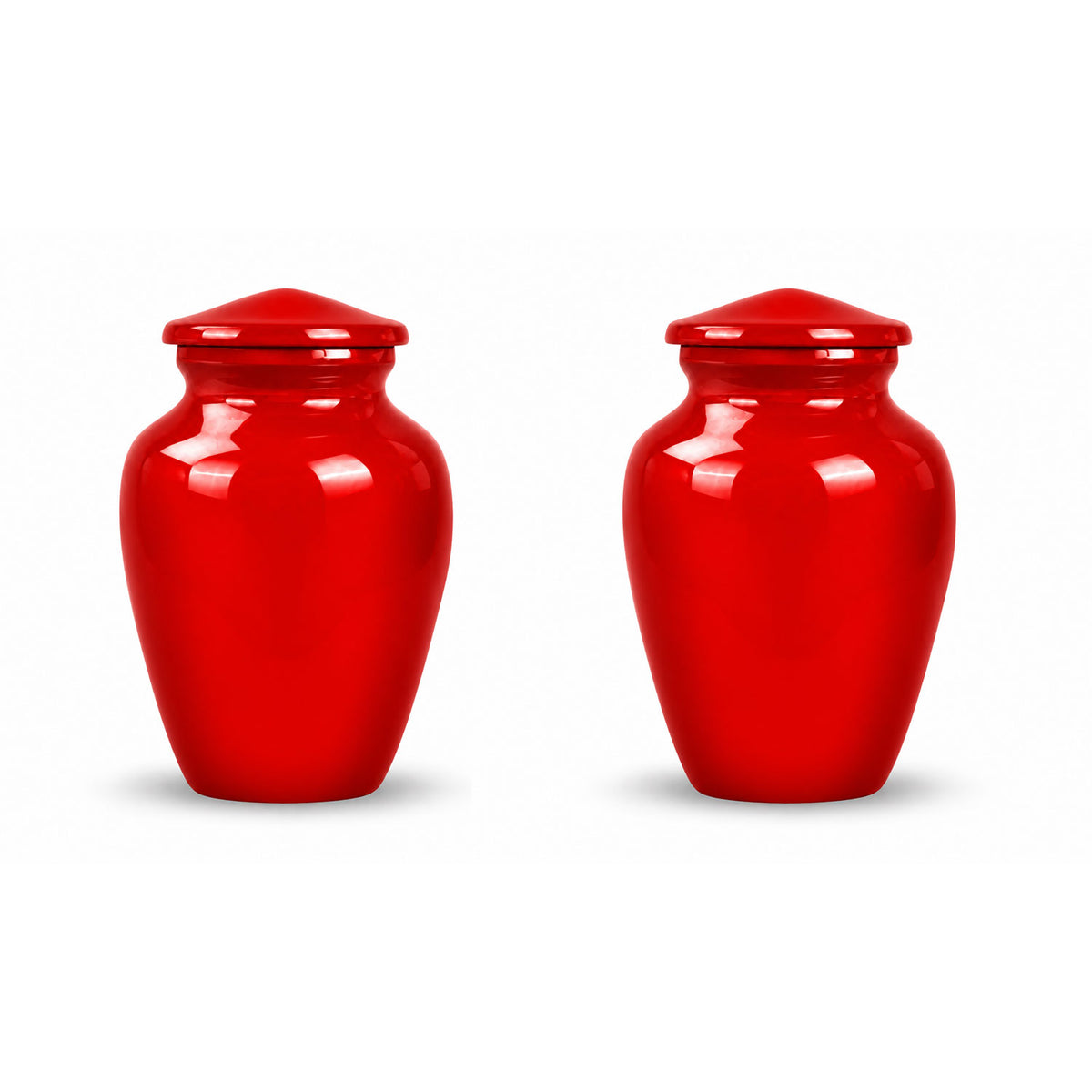 Custom Cremation Urn – Classic Red Urn for Human Ashes