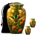 10 inch large Urn with 2 Keepsake 3 Inch Urns