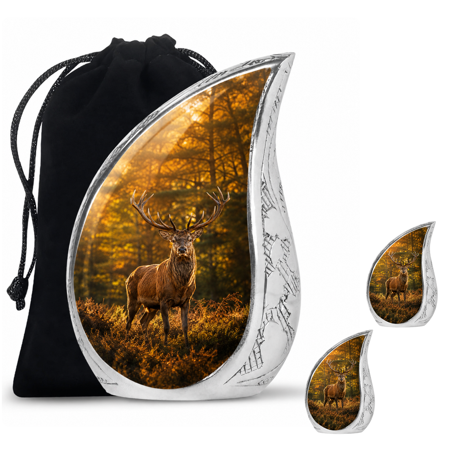Swamp Deer Cremation Urn