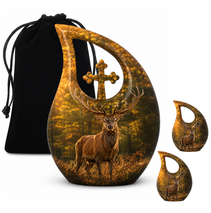 Swamp Deer Cremation Urn