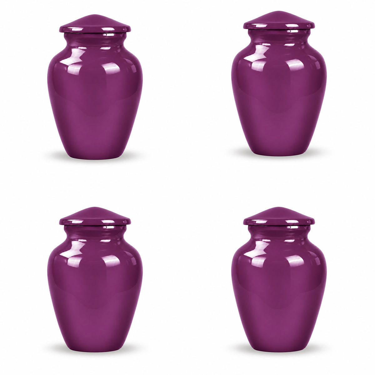 Personalized Cremation Urn – Classic Purple Urn for Ashes