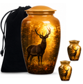 10 inch large Urn with 2 Keepsake 3 Inch Urns