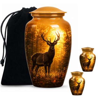 Majestic Deer Cremation Urn