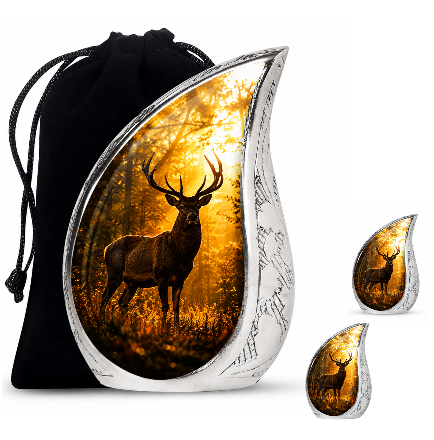 Majestic Deer Cremation Urn