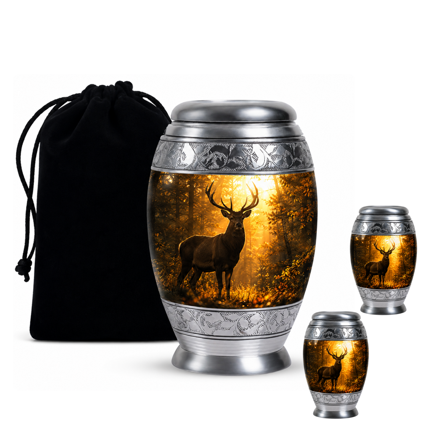 Majestic Deer Cremation Urn
