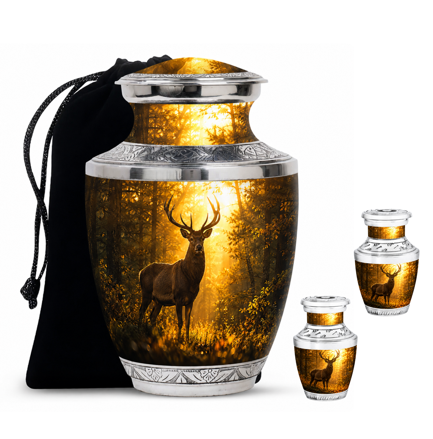 Majestic Deer Cremation Urn