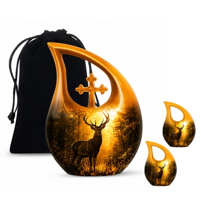 Majestic Deer Cremation Urn