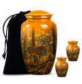10 inch large Urn with 2 Keepsake 3 Inch Urns