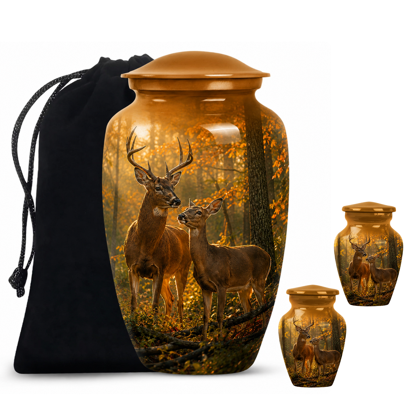 Whitetail Deer Cremation Urn