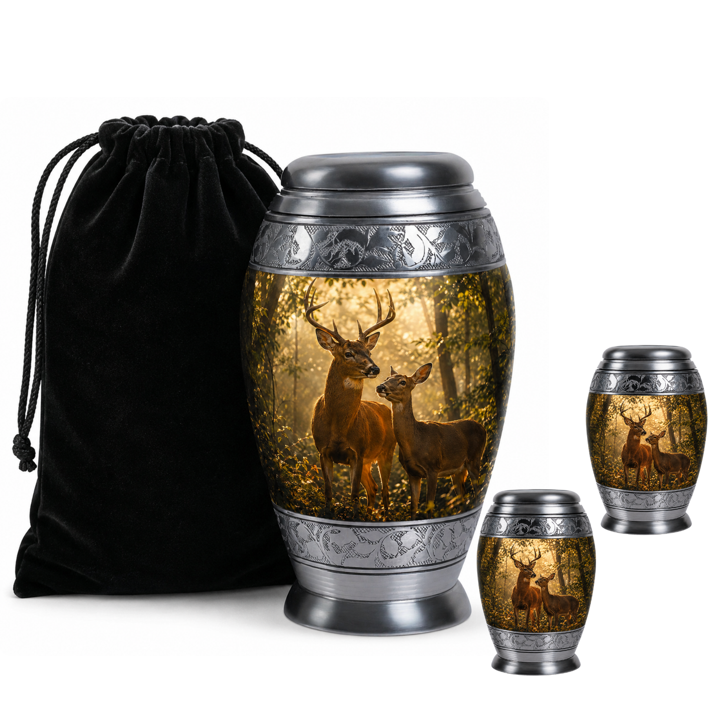 Whitetail Deer Cremation Urn