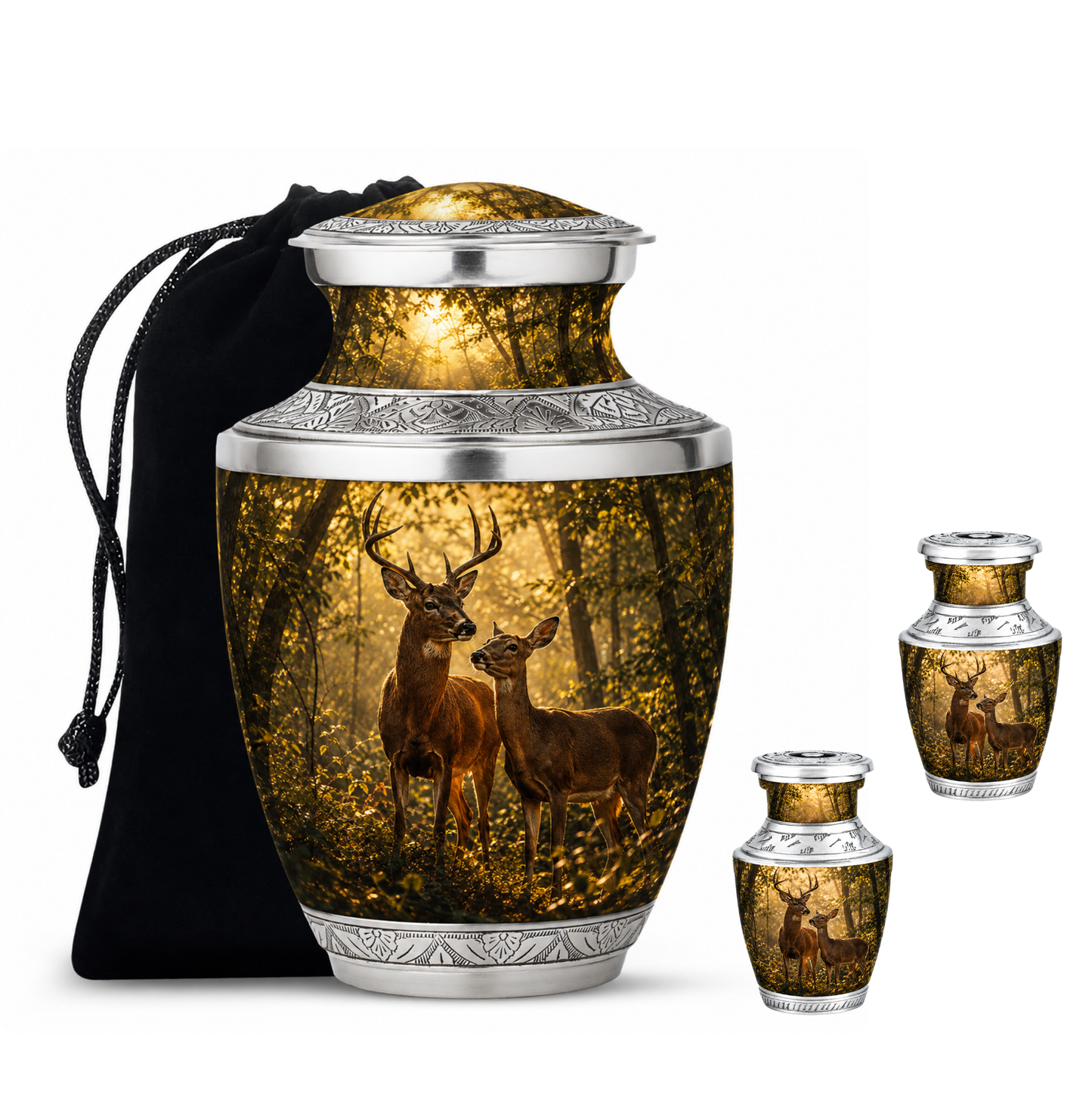 Whitetail Deer Cremation Urn