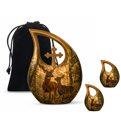 Whitetail Deer Cremation Urn