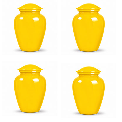 Custom Cremation Urn – Classic Gold Urn for Human Ashes
