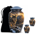 10 inch large Urn with 2 Keepsake 3 Inch Urns