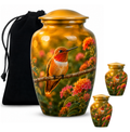 10 inch large Urn with 2 Keepsake 3 Inch Urns
