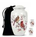 10 inch large Urn with 2 Keepsake 3 Inch Urns