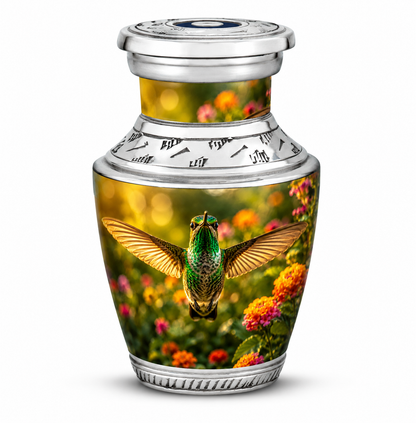 Flying Hummingbird Cremation Urn For Ashes