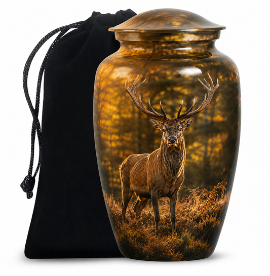 Swamp Deer Cremation Urn