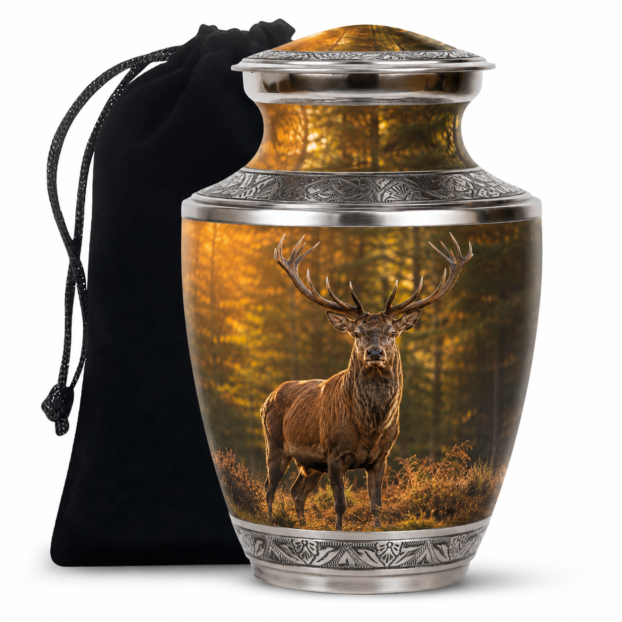 Swamp Deer Cremation Urn