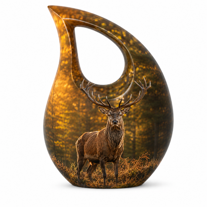 Swamp Deer Cremation Urn