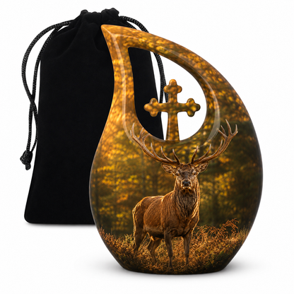 Swamp Deer Cremation Urn