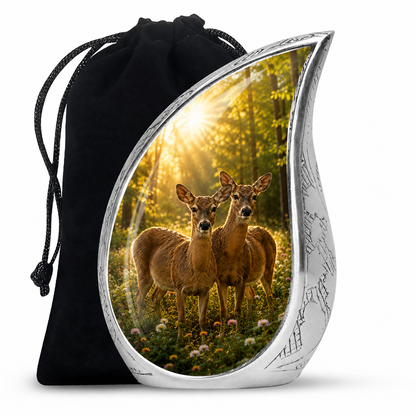 Roe Deer Cremation Urn for Human Ashes