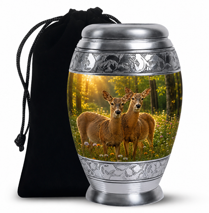 Roe Deer Cremation Urn for Human Ashes