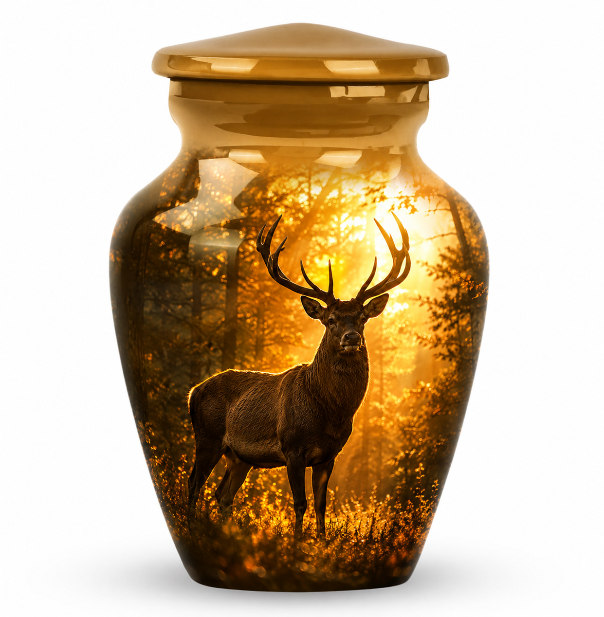 Majestic Deer Cremation Urn