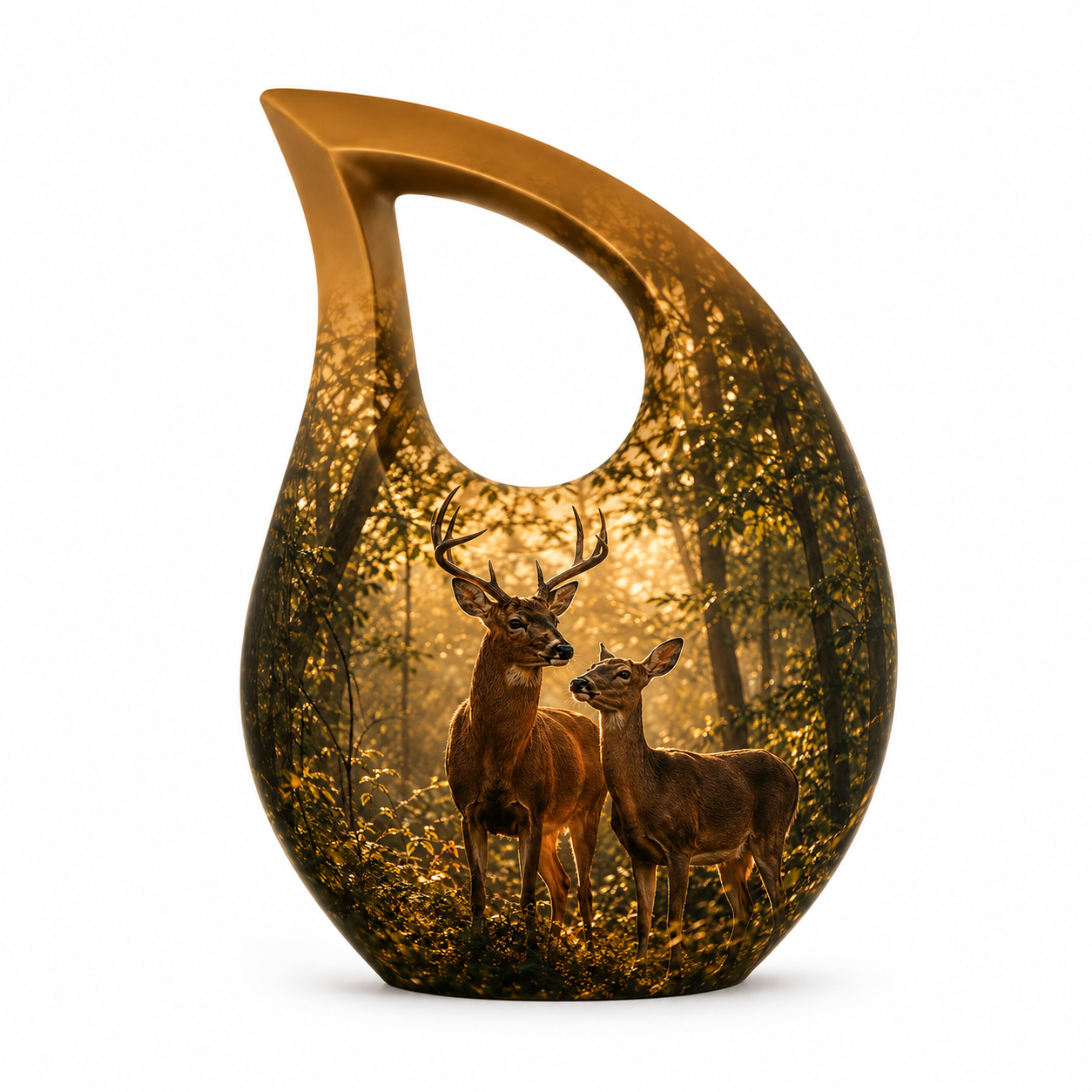 Whitetail Deer Cremation Urn