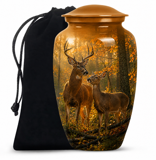 Whitetail Deer Cremation Urn