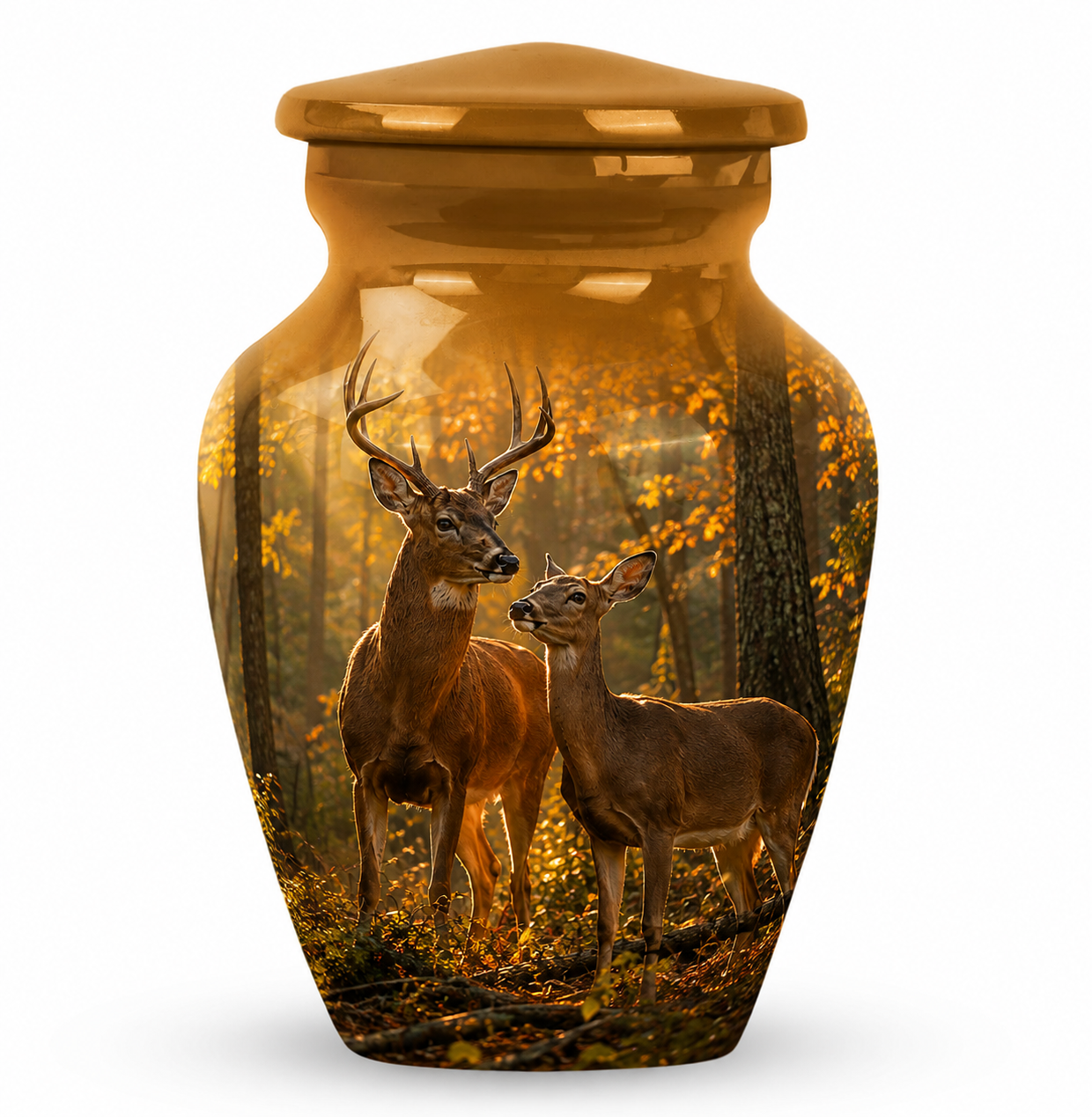 Whitetail Deer Cremation Urn