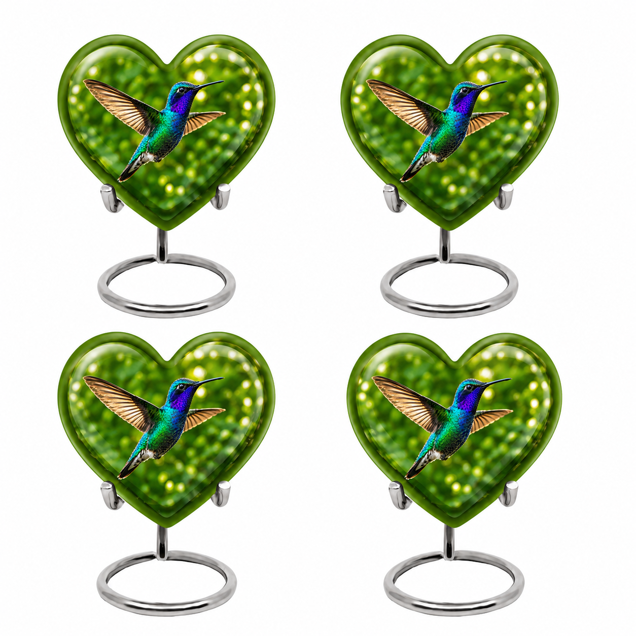 Green Hummingbird Cremation Urn