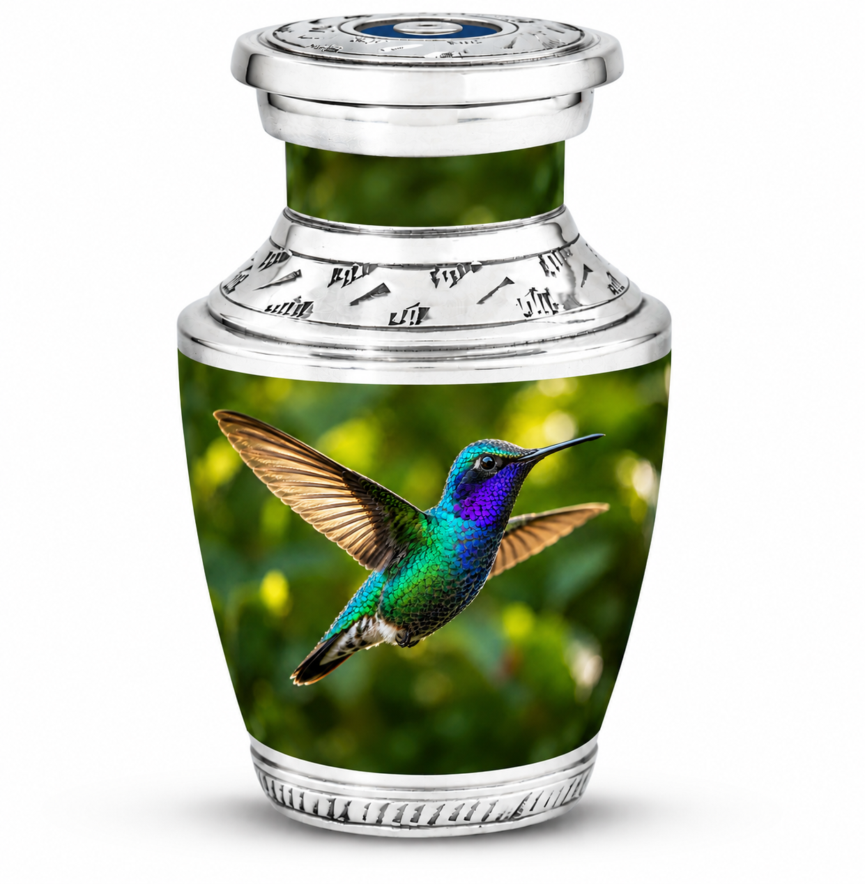 Green Hummingbird Cremation Urn