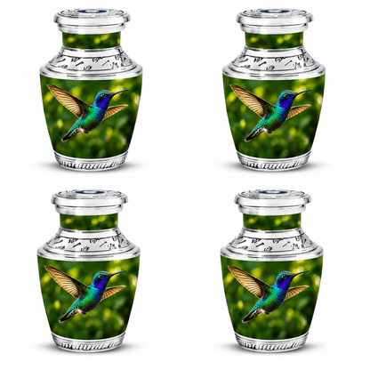 Green Hummingbird Cremation Urn