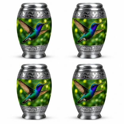 Green Hummingbird Cremation Urn