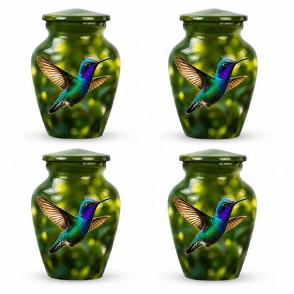 Green Hummingbird Cremation Urn