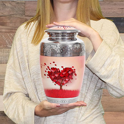 Classic Mini Metal Keepsake Urn for Ashes