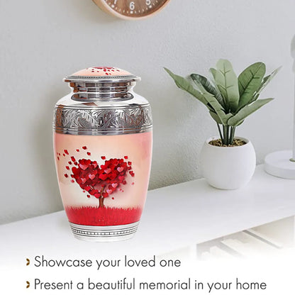 Classic Mini Metal Keepsake Urn for Ashes