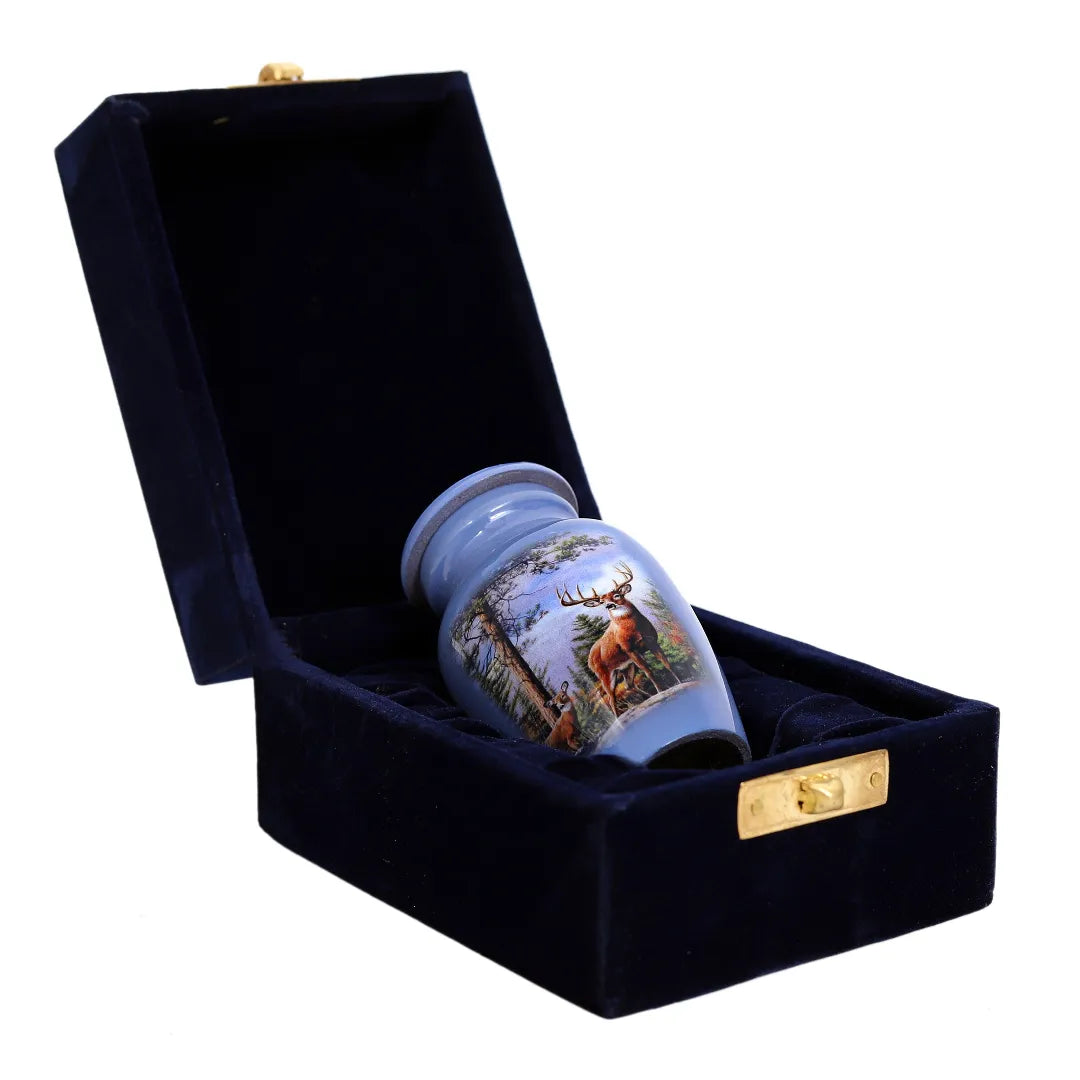 Deer Adult Cremation Urn—Nature Design