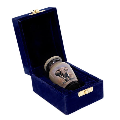 Elephant Keepsake Cremation Urn for Ashes