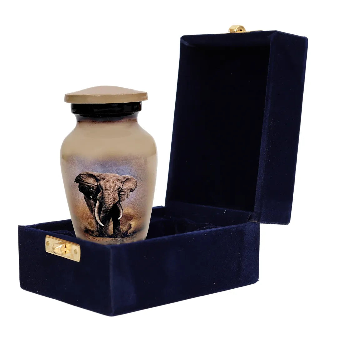 Elephant Keepsake Cremation Urn for Ashes