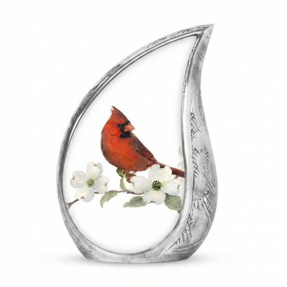 Red Cardinal Cremation Urn for Ashes