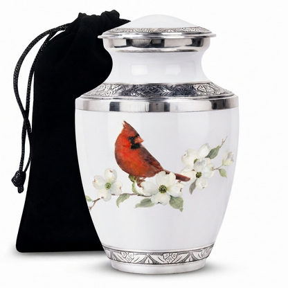 Red Cardinal Cremation Urn for Ashes
