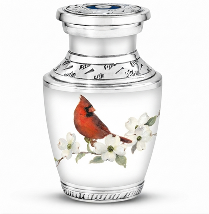 Red Cardinal Cremation Urn for Ashes