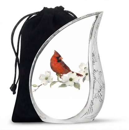 Red Cardinal Cremation Urn for Ashes