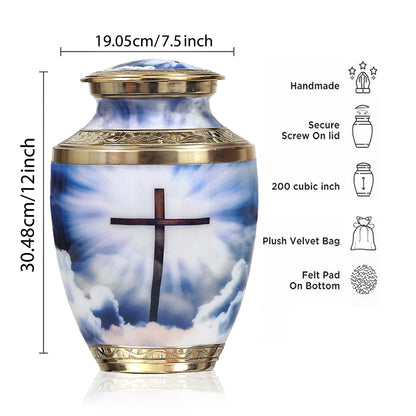Cross urn