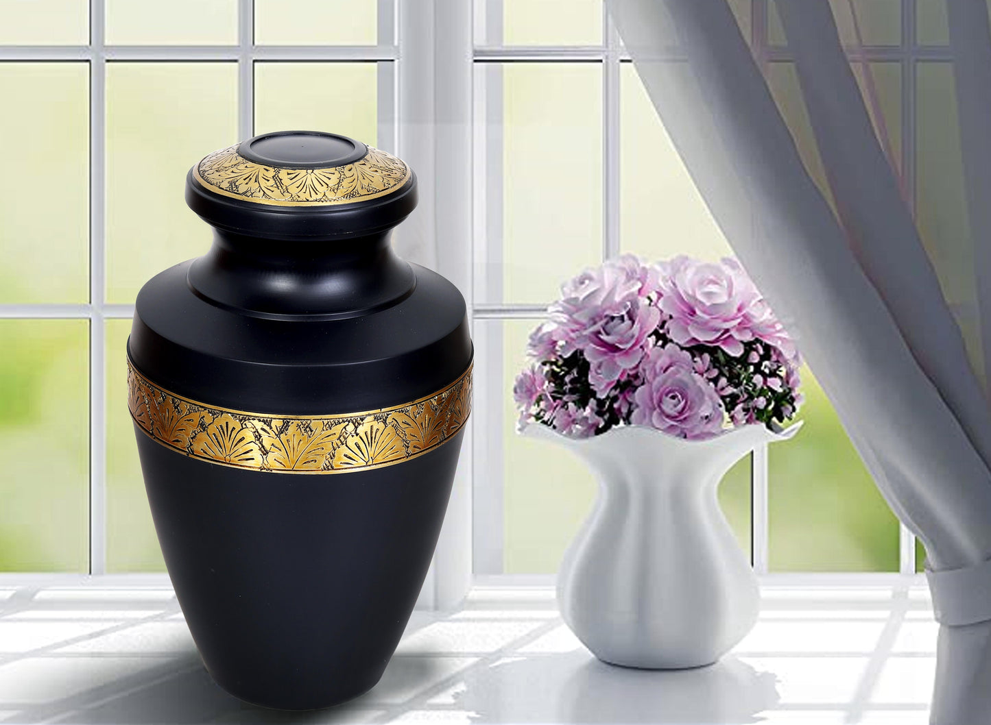 Black urn